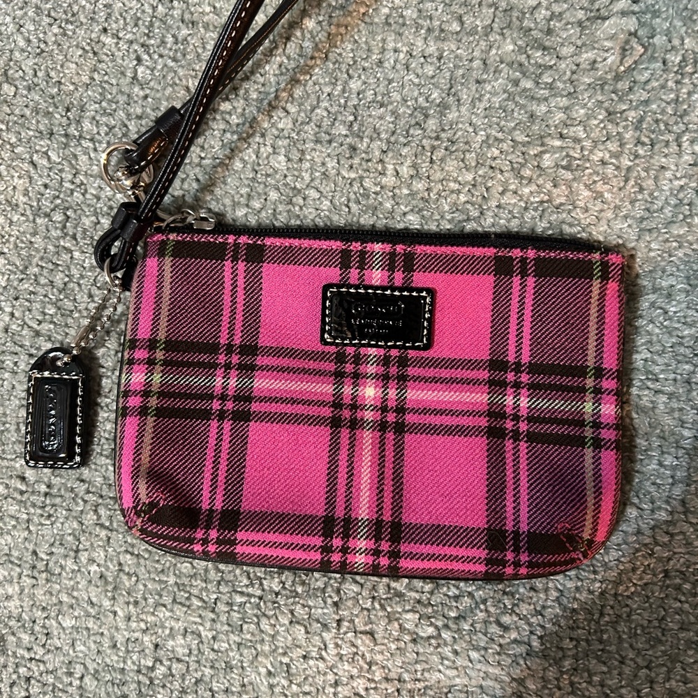 Coach wristlet 6”x4”